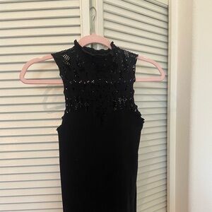 Free People Turtleneck Stretch Top XS